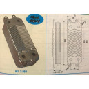 Scambiatore sanitaria caldaia Vaillant-Bulex 
