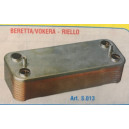 Scambiatore sanit. caldaia BERETTA/VOKERA-RIELLO 